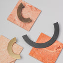 Cabinetry-arch-Handle-Brass-Antique Brass-Black-HK0166