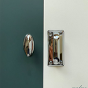 Malmo Kitchen Cabinet Handle: Retro 1940s Swedish Design
