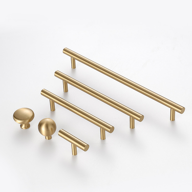 Watt  Round Bar Cabinet Handle-PVD Gold
