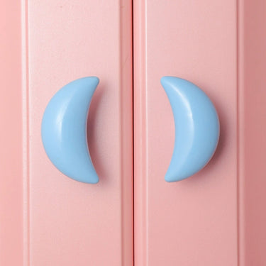Moon Kids Room Ceramic Knob- Matte Blue