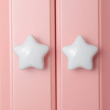 Star Kids Room Ceramic Knob-Matte White