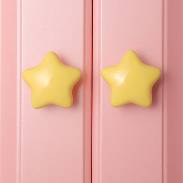 Star Kids Room Ceramic Knob-Matte Yellow