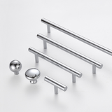 Watt Round Bar Cabinet Handle-Chrome