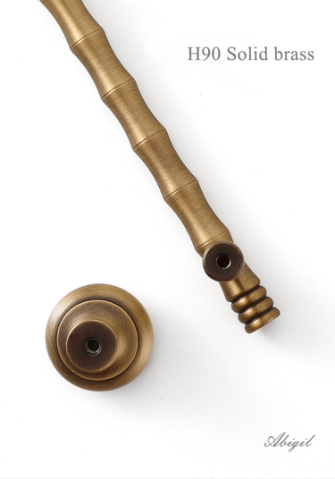 Bamboo_Cabinet_Handle Abigil_Antique_Brass  Classics