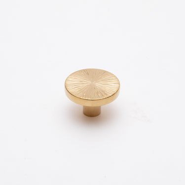 Luxo Round Cabinet Knob-PVD Gold