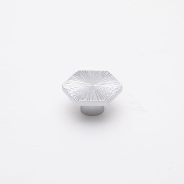 Luxo Hexagon Cabinet Knob-Chrome