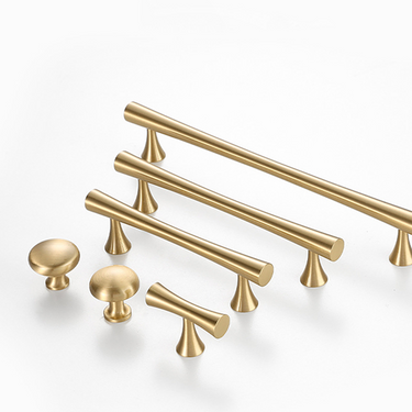 Slim Cabinet Handle-Brushed Brass