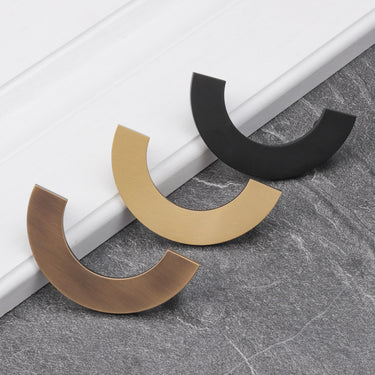 Cabinetry-arch-Handle-Brass-Antique Brass-Black-HK0166