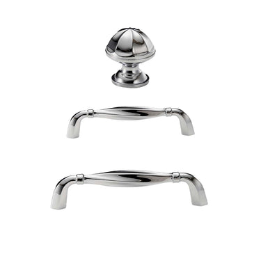 Tess Brass Cabinet Handle-Brushed Nickel