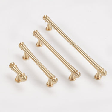 Zella Cabinet Handle-Brushed Brass