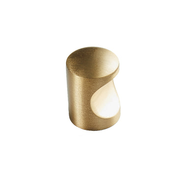 Dial Cylinder Cabinet Knob-Brushed Brass