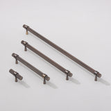 Gino Knurled Cabinet Handle-Antique Brass