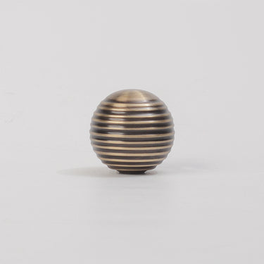 Datura Ball Cabinet Knob-Antique Brass
