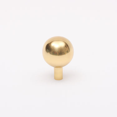 Hazel Cabinet Knob-Polished Brass