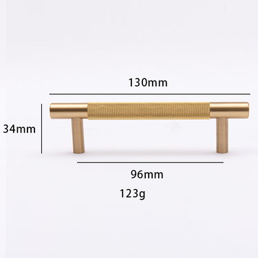 Classical Modern  Closet  Wardrobe Entrance Cabinet_Handle  Brushed Brass 
